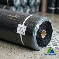Lưới Dệt Kim Sợi Tròn 140gsm HDPE Đen Che Nắng 60% Nguyên Cuộn