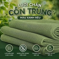 Lưới Chắn Côn Trùng Màu Xanh Rêu