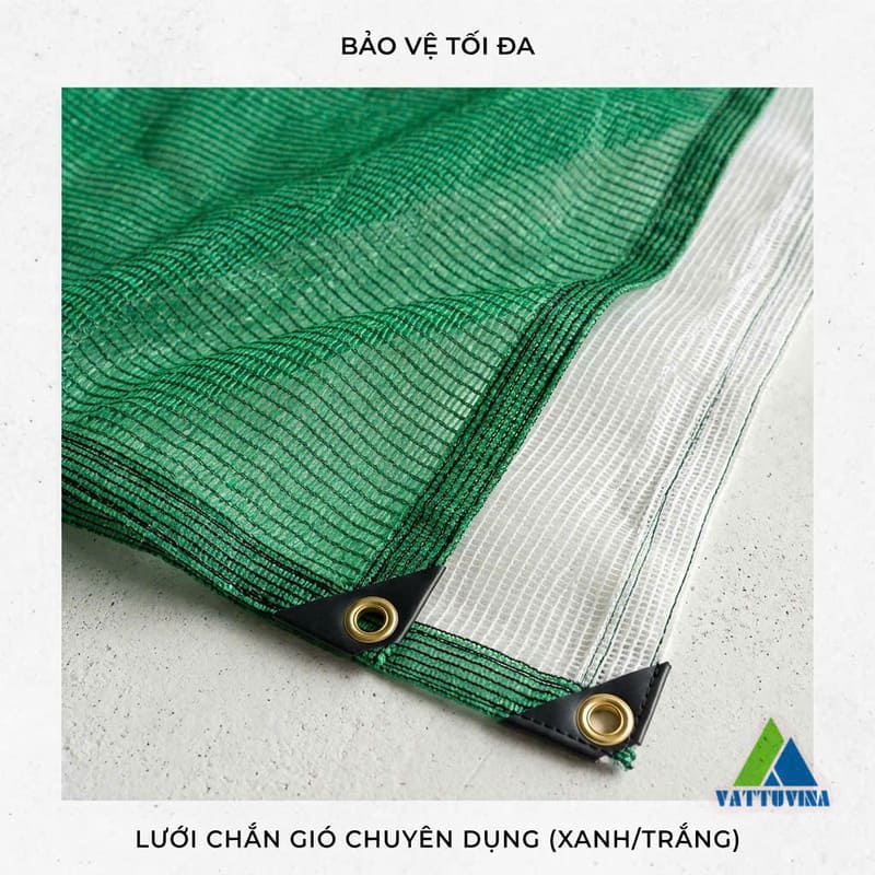 Lưới Chắn Gió HDPE Bảo Vệ Cây Trồng