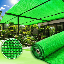 Lưới Che Nắng Sân Vườn Màu Xanh Neon 90% HDPE – Giải Pháp Chống Nóng Đột Phá