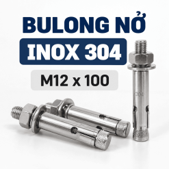 Bulong nở inox 304 M12x100: Thông số, ứng dụng và báo giá chuẩn tại Vattuvina