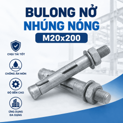 Bulong Nở Nhúng Nóng M20x200: Giải Pháp Liên Kết Tải Trọng Nặng Cho Công Trình