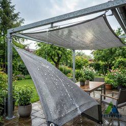 Lưới Che Mưa Nắng 425gsm Cán Màng PE Cao Cấp – Giải Pháp Chống Thấm Ngoài Trời Vượt Trội